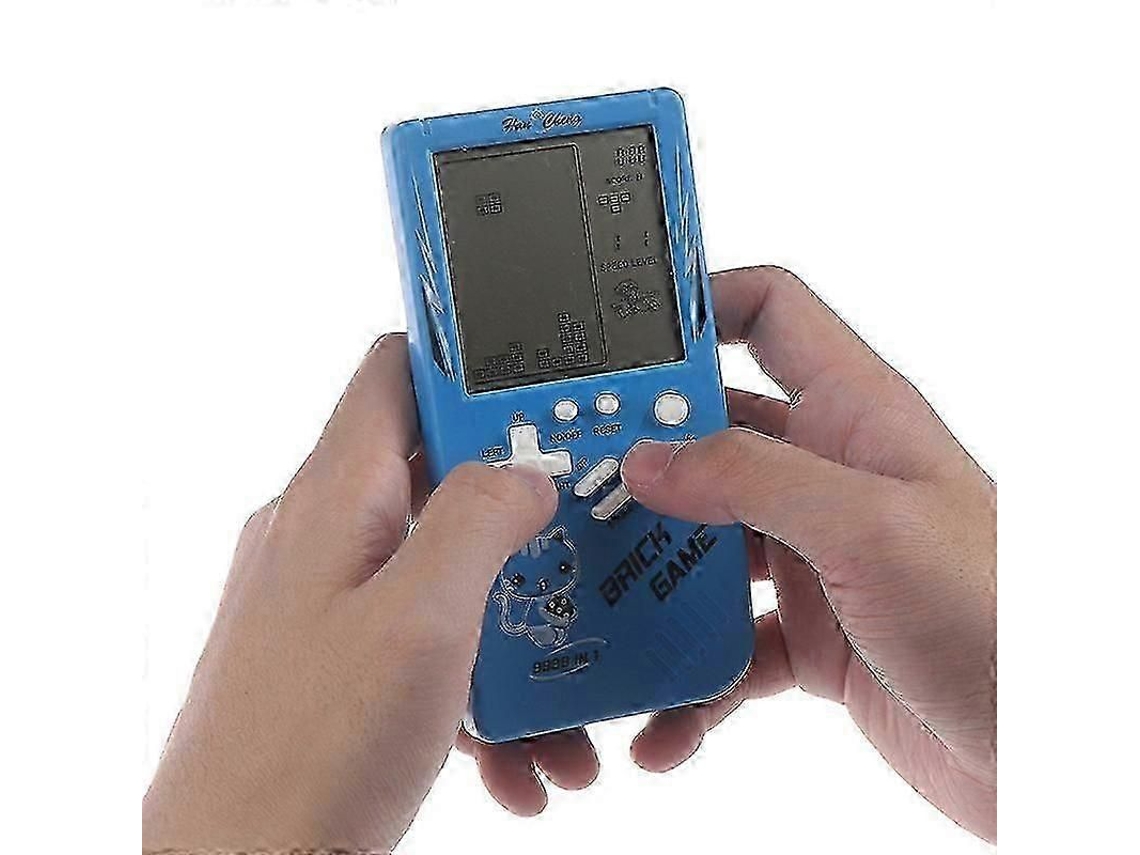Console de Jogos Tetris com Tela Grande, Retrô, Clássico, para Crianças, Brinquedo Eletrônico. GOKOCO