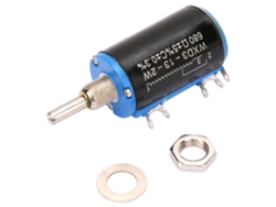 Potenciómetro Bobinado Ajustable De Alta Precisión Wxd3-13 De 2 W Y 680 Ohmios