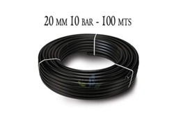 Tuberia Polietileno Agricola 20 Mm 10 Bar 100M Negro SUINGA
