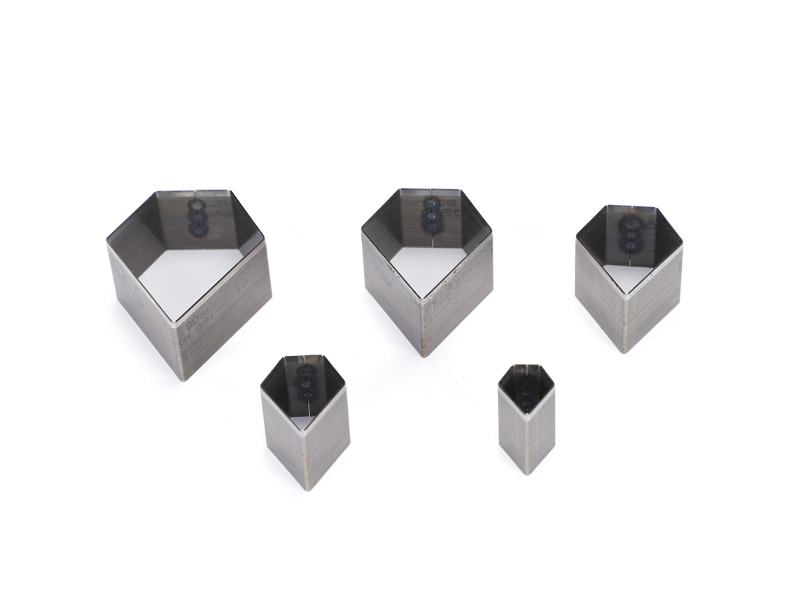 Juego De 5 Moldes Para Cortar Cuero Diy - Formas Geométricas - Herramienta De Perforación