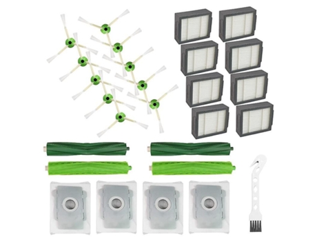 Escova de rolo escovas laterais filtros hepa para irobot roomba i7 i3 e5 e6