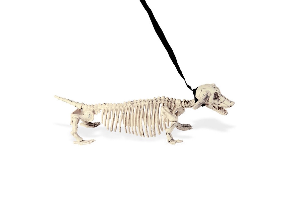 Accesorio WIDMANN Esqueleto Dachshund con Trela 55 Cm