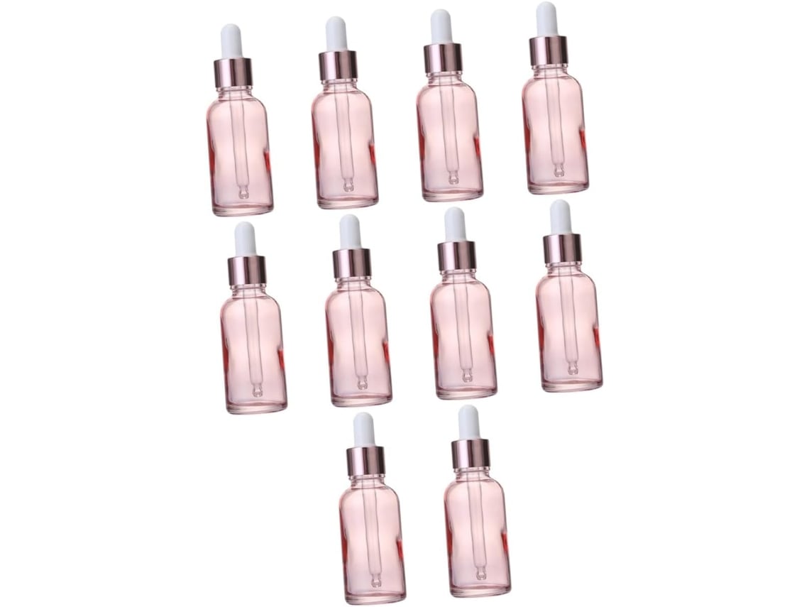 Conjunto De 30 Frascos Conta-gotas De Vidro Vazios Para Óleos Essenciais.