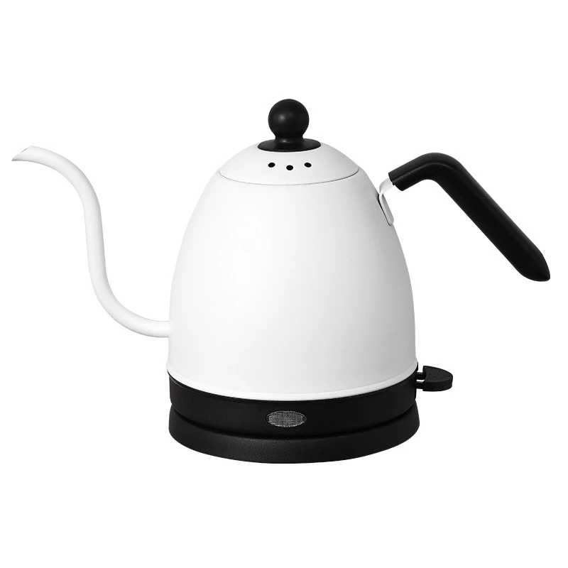 Hervidor Eléctrico De Cuello De Cisne De 800 Ml (rojo), 1000 W, Tetera De Acero Inoxidable 304 Con Boquilla Estrecha Para Vertido Manual.