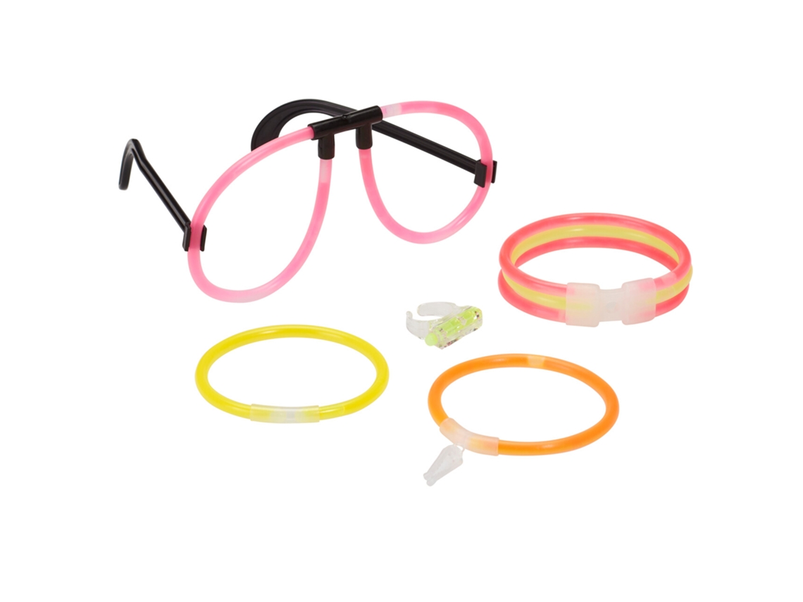 Paquete de fiesta Mega Glow In The Dark de 42 piezas para eventos nocturnos Wellhome