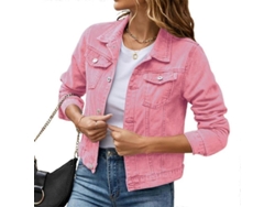 Chaqueta vaquera para mujer con mangas cortas y largas, bolsillos con hebilla, modelo 2026 (S2024123014671).