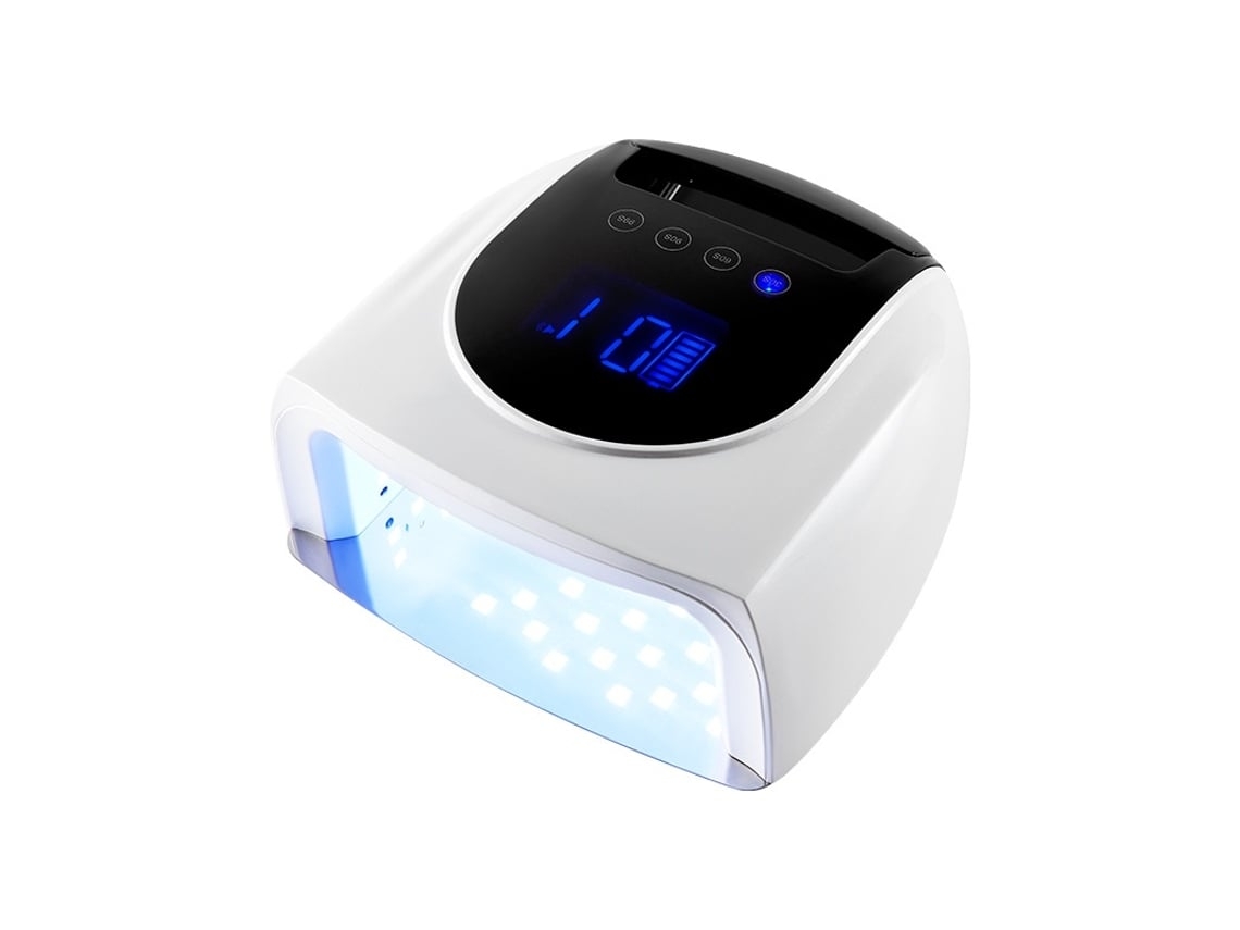 Lámpara LED UV Yunzii de 96 W con 42 LED, 4 ajustes de temporizador, asa portátil, amplio espacio, apta para esmaltes de uñas en gel.