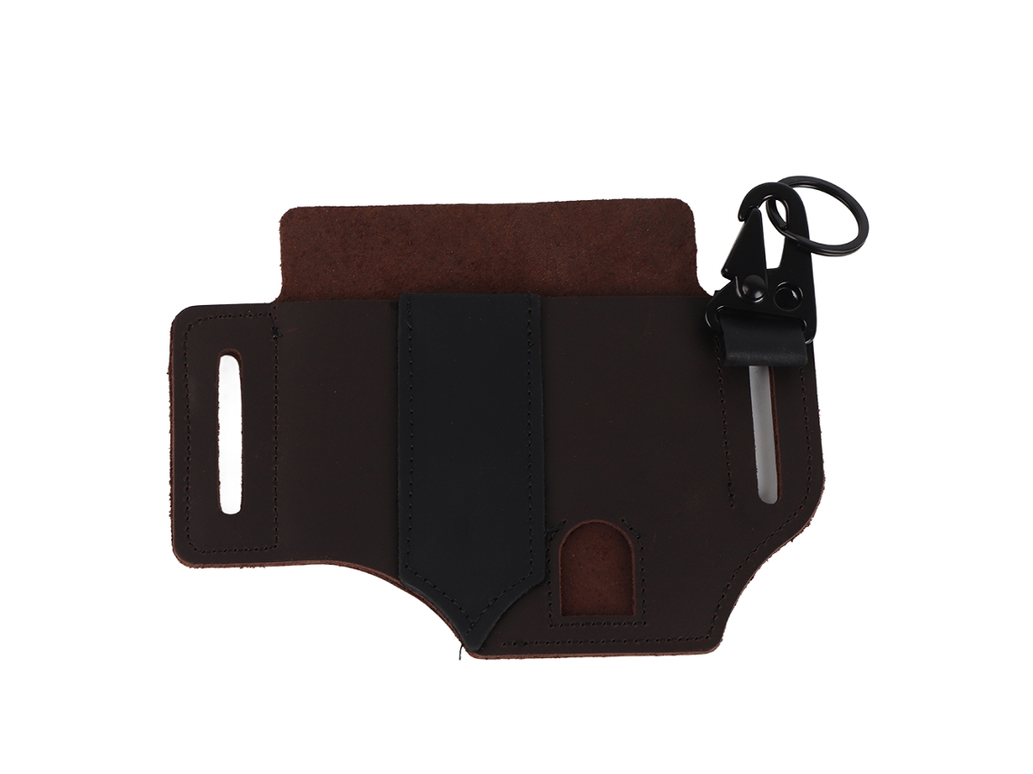 2026-organizador Edc Con Porte De Cinturón, Porta Herramientas De Cuero Para Pluma, Linterna Y Equipo Edc