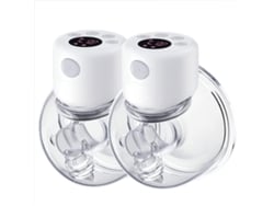Extractor De Leche Eléctrico Doble Manos Libres (2 Unidades) Portátil, Silencioso, Potente Y Cómodo.