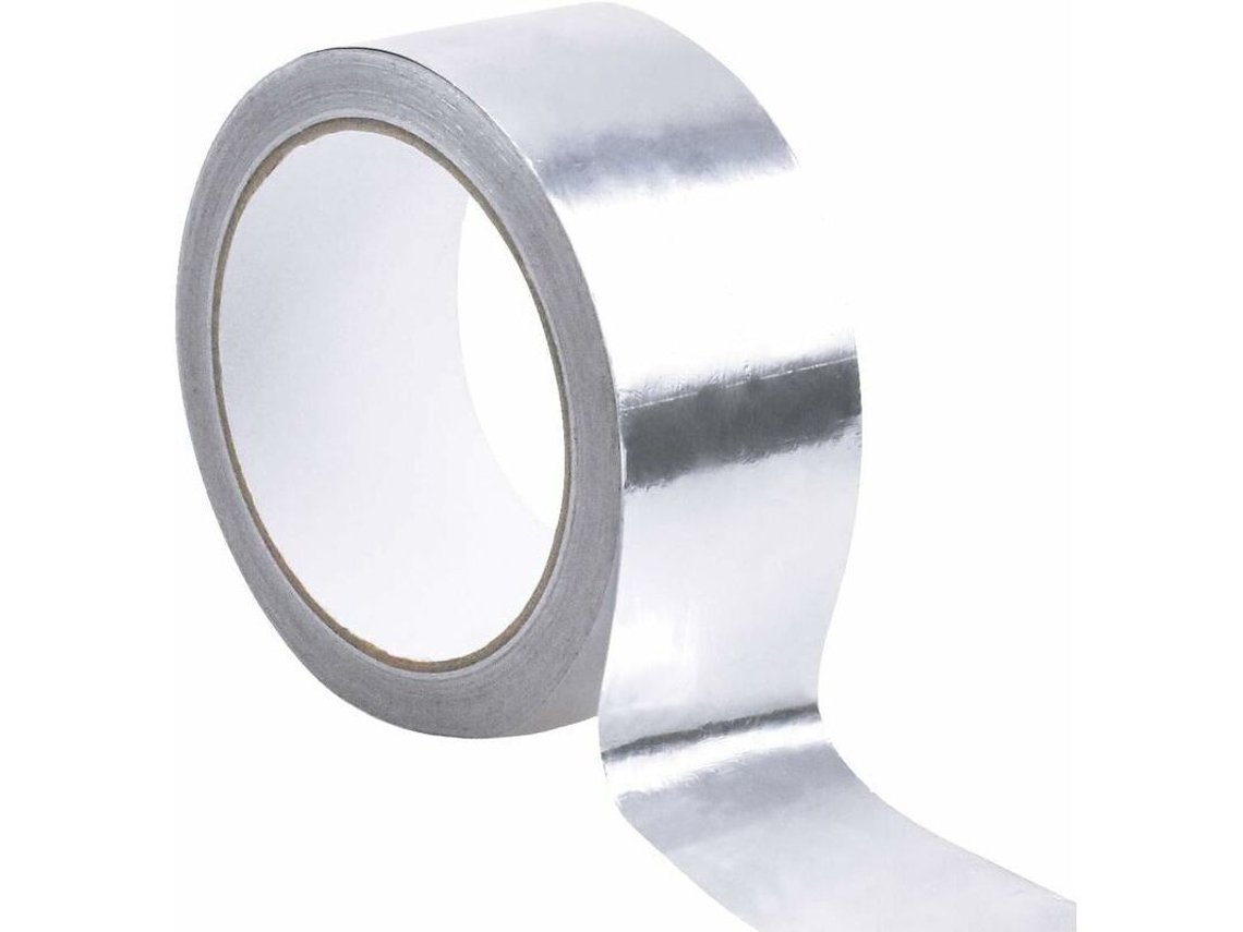 Cinta De Aluminio Plateada – 1 Mm X 50 Mm – Impermeable