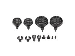 Cubierta Redonda De Plástico Para Luces Rc, Fácil Instalación Para Accesorios De Coches Rc Traxxas Hsp, Redcat, Axial, Scx10, D90 Y Hpi.