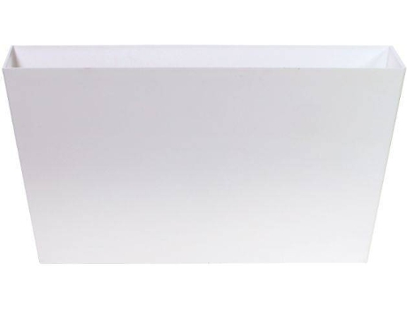 Maceta PROSPERPLAST Tubus Case (Blanco - 40 x 21.6 x 20 cm)