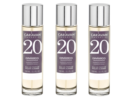 3x CARAVAN Perfume de Hombre Nº20 - 150ml