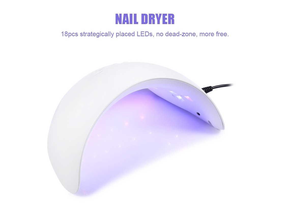 Lámpara De Uñas Uvled, Secador De Esmalte En Gel Con Sensor Inteligente, Herramienta De Manicura