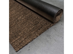 Alfombra STORESDECO Vinílica Deblon Antideslizante Interior Marrón (80x150cm)