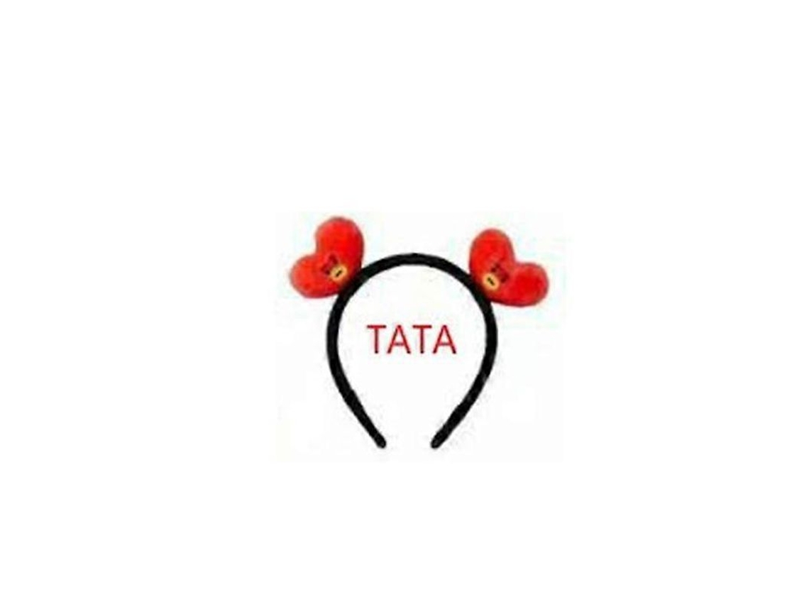 Lindo Lazo Para El Cabello De Dibujos Animados 3d De Bts, Accesorio De Peluche Para El Cabello, Regalo Para Niños Tata