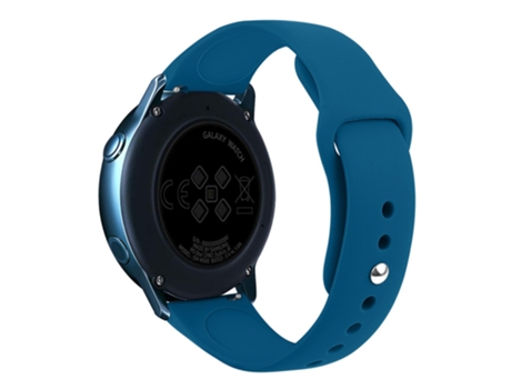 Correa de Silicona 20mm para Samsung Galaxy Watch Active SM-R500 - azul oscuro