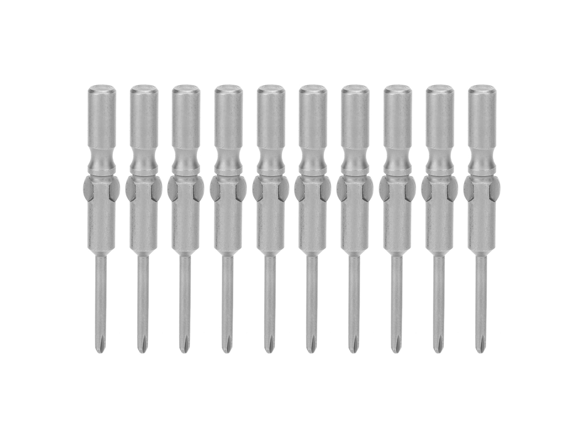 10 Puntas De Destornillador Phillips Magnéticas Antideslizantes, Acero S2, 2,5 Mm, Herramienta Eléctrica Manual, 802
