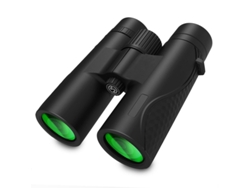 Binoculares 12x42 IP68 de alta potencia de aumento, visión nocturna, observación con poca luz, animales, viajes, teatro, deportes, color negro Yizhood