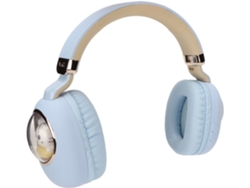 Auricular Inalámbrico Bluetooth YIZHOOD GW001 Lámpara LED (Over Ear - Azul)