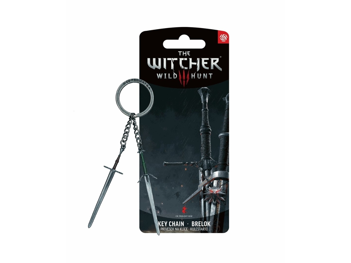 Llavero de buen botín The Witcher 3 Geralt Two Swords Cenega Publishing