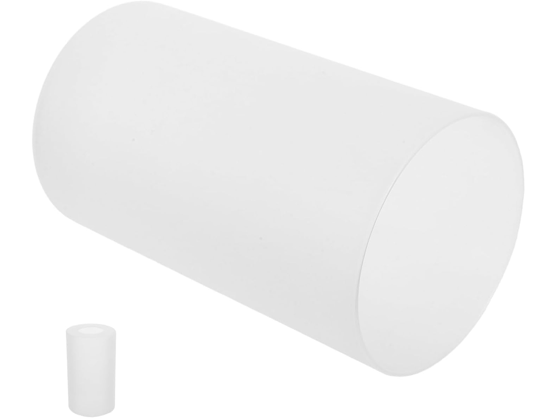 Cilindro de vidrio blanco uniforme E27 cm SFUSHOS