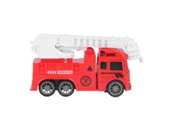 Ats-coche De Bomberos Inercial Simulación Multifuncional Juguete Para Niños Bebés Con Escalera Camión De Juguete Plástico