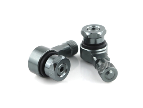 Vástagos de válvula de neumático sin cámara de rueda cnc de motocicleta[Titanio]