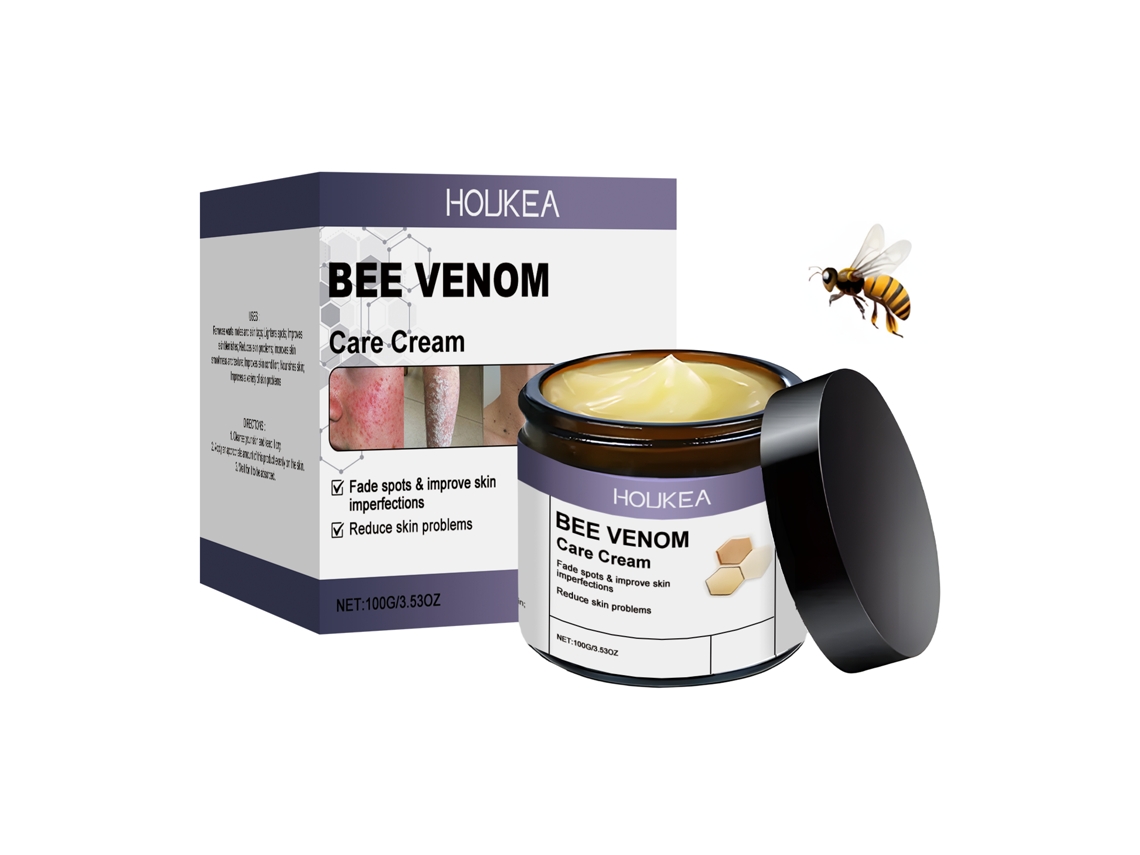 Crema para el cuidado de la piel con veneno de abeja
