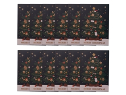 Postal de Navidad KKVOGMLE Juego Varios Paquetes Tarjetas Felicitación Cajatarjetas Cartón