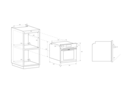 Horno HAIER HWO60SM4TS9BH 7 (70 L - 60 cm - Pirolítico - Negro)