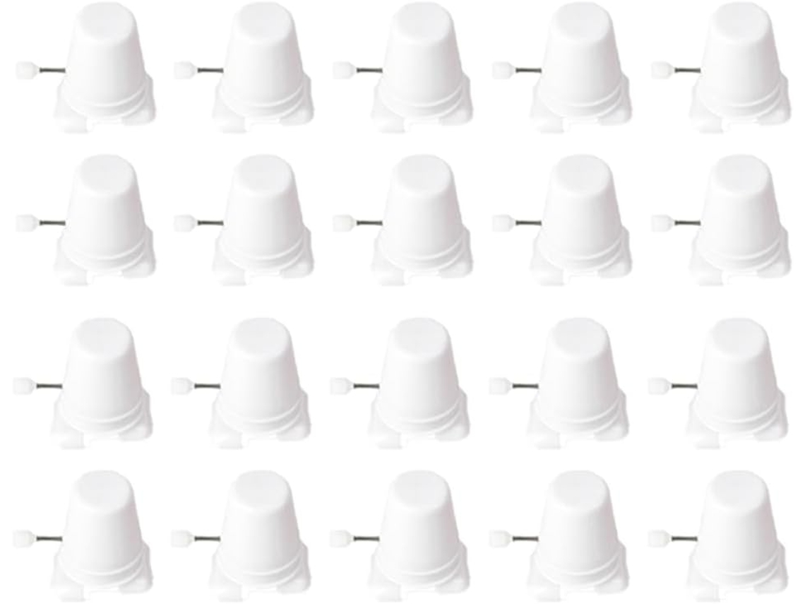 20 Piezas De Robot De Juguete Con Patas De Cuerda Para Niños, Mecanismo De Cuerda, Color Blanco.