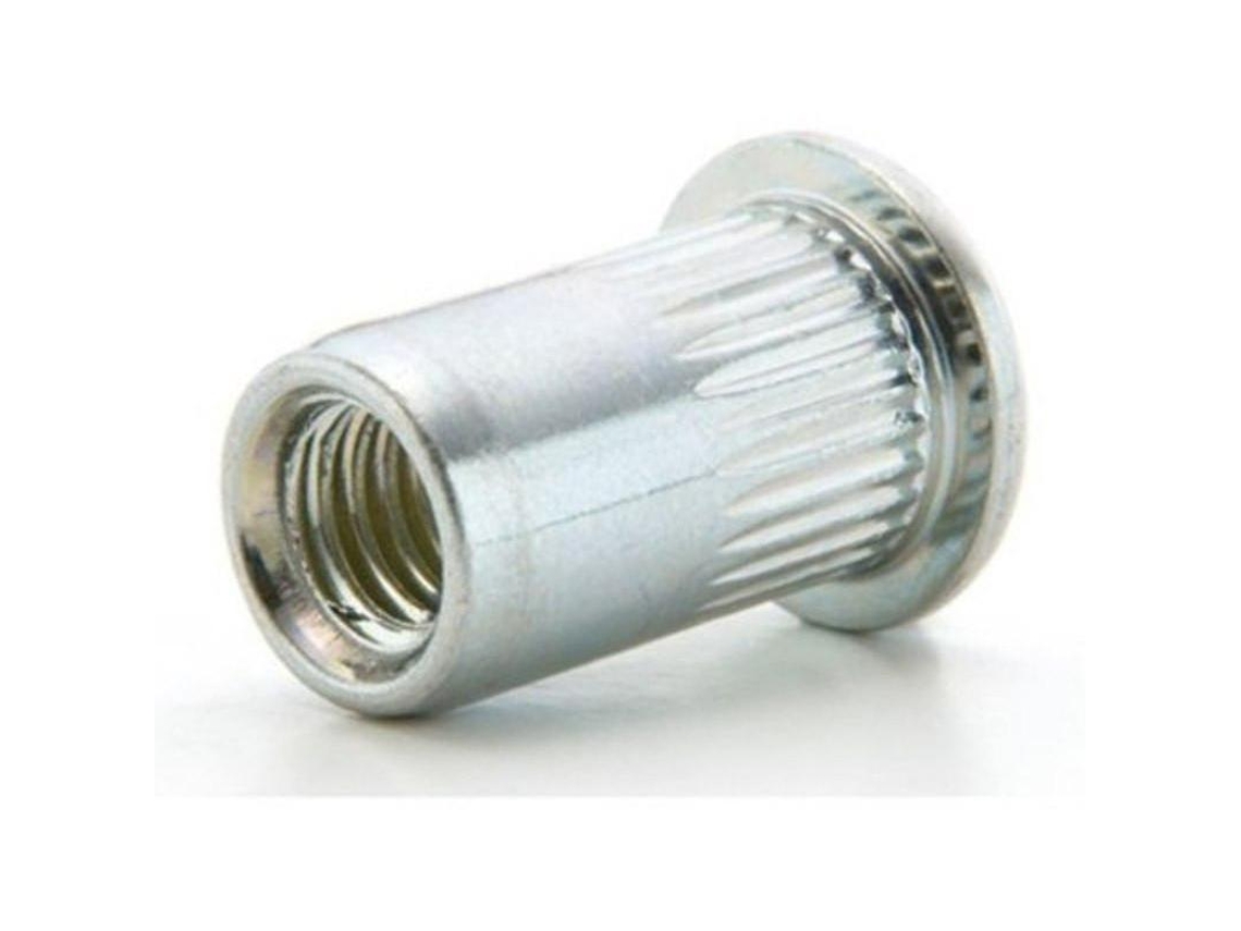 Tuerca Remachable Con Ala Cincada Largo 16mm Metrica M-8