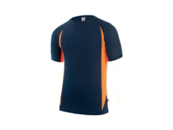Camiseta Tecnica Bicolor Marino-Naranja