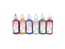 Pegamento Purpurina Liderpapel Fantasia Colores Metálicos Surtidos Botella 20 Gr