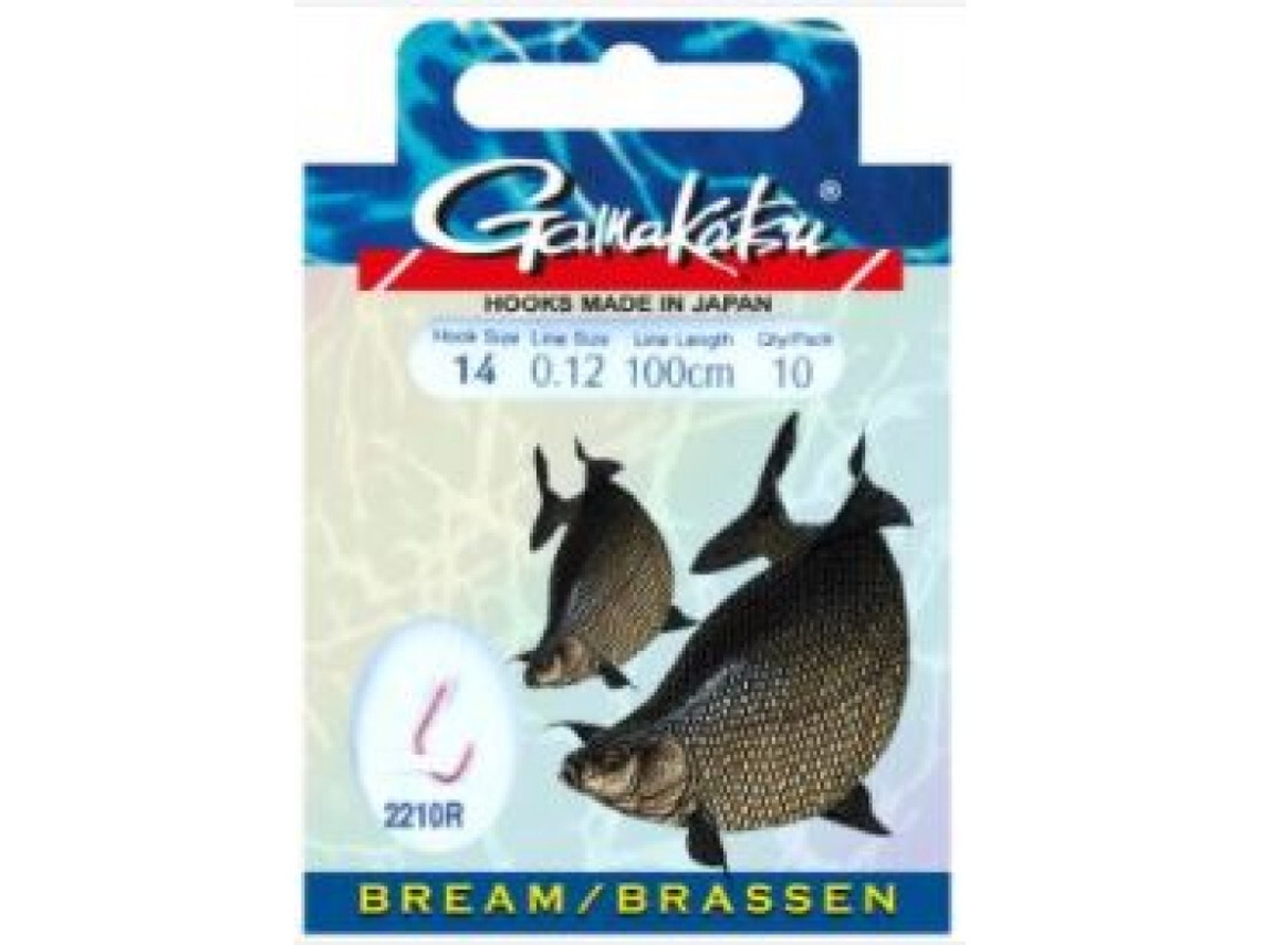 Conjunto de 10 ganchos GAMAKATSU Bream LS-2210 10