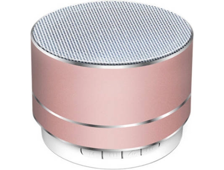 Altavoz Bluetooth GETEK A10 (3W - Autonomía: 2h - Rosa)