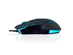 Ratón Gaming Profesional Cableado Ajazz Aj52 7 Modos Rgb Ajustables 750-2500 Dpi Negro+patrón