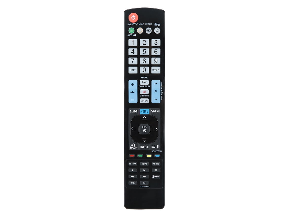 Mando A Distancia De Repuesto Para Televisor Lg Akb72914048 Con Un Alcance De 10 Metros.