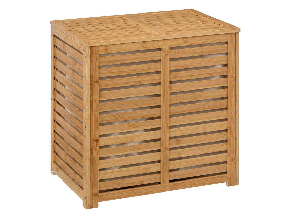 Cesto Doble Sicela 50L Bambú 5 FIVE SIMPLY SMART