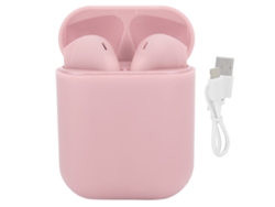 Fones De Ouvido Tws Bluetooth 5.0 Com Controle Táctil E Estojo De Carregamento Rosa