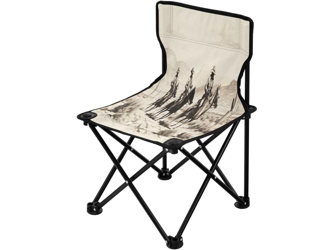 Silla Plegable Ligera Desert Tribe Resistente Duradera Portátil Fácil De Instalar