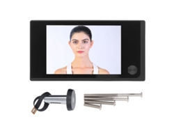 Mirilla Digital Lcd De 3,5 Pulgadas Y 1 Mp Con Ángulo De Visión De 120° E Infrarrojos Para Seguridad Del Hogar.