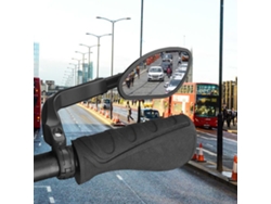 Espejo Retrovisor Para Bicicleta Con Soporte Telescópico Giratorio De 360° Para Mtb, Bicicleta De Carretera Y Patinete.