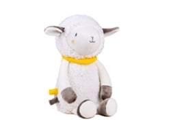 Rebe-toy Ovelhinha de Pelúcia Luminosa com LED para Bebês, Animal de Pelúcia Ovelha, Presente de Natal e Aniversário
