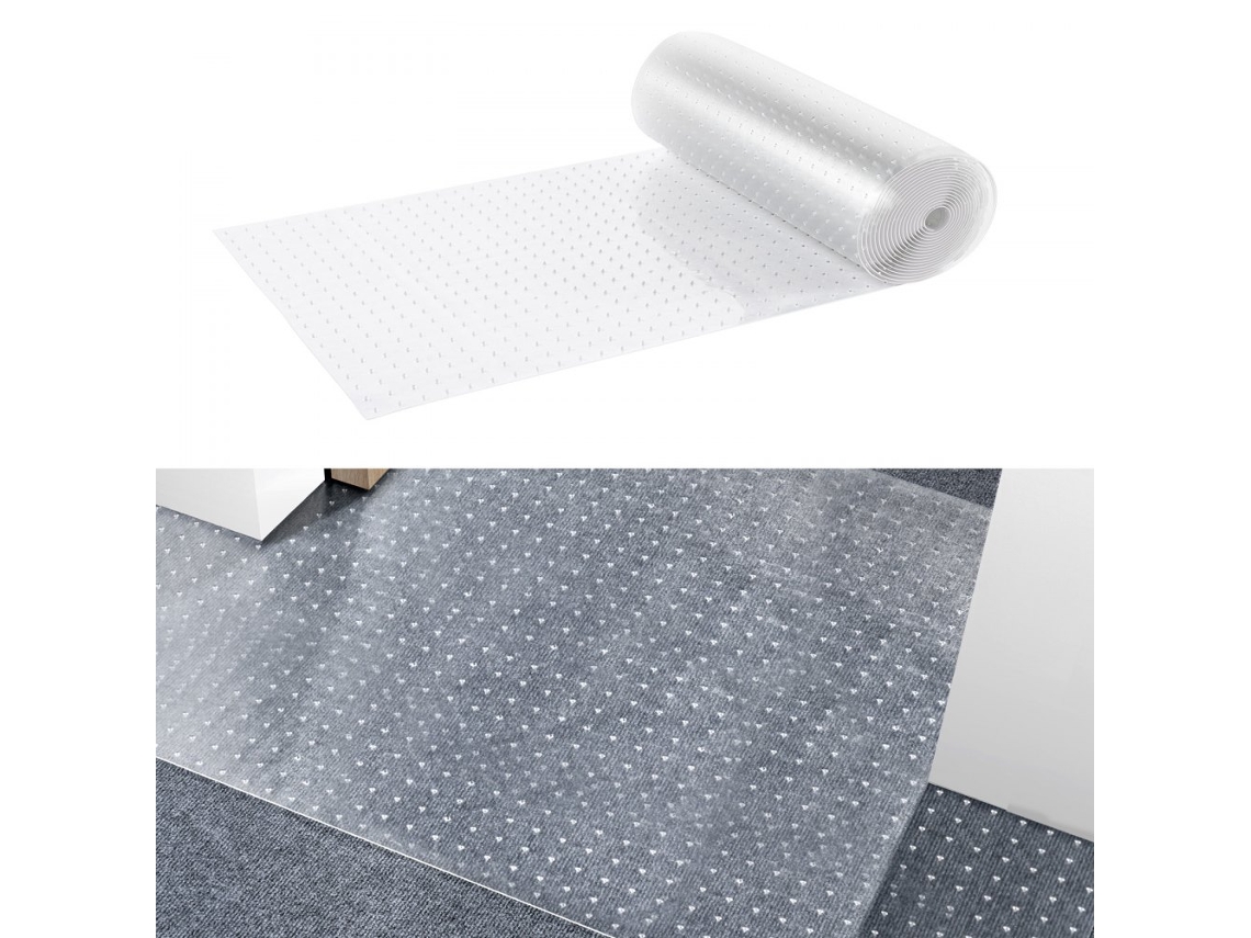 Tapete Protector de PVC para Animales de 7,6 m, Transparente, Resistente a Rayaduras y al Agua, Tekmaquinas