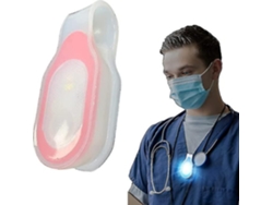 Rebe-luces Led Portátiles Para Enfermeras Con Clip Magnético Manos Libres, Ideal Para Caminatas, Cuidado De Animales, Correr Y Médicos Rojo