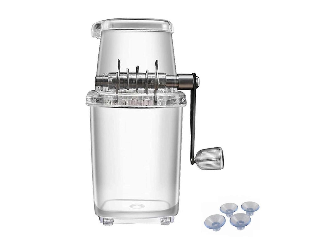 Trituradora de hielo portátil, máquina manual rotativa para raspado de hielo, Rosewell