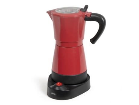 Cafetera Eléctrica Mokka LIVOO Roja 0,3 L 480 W
