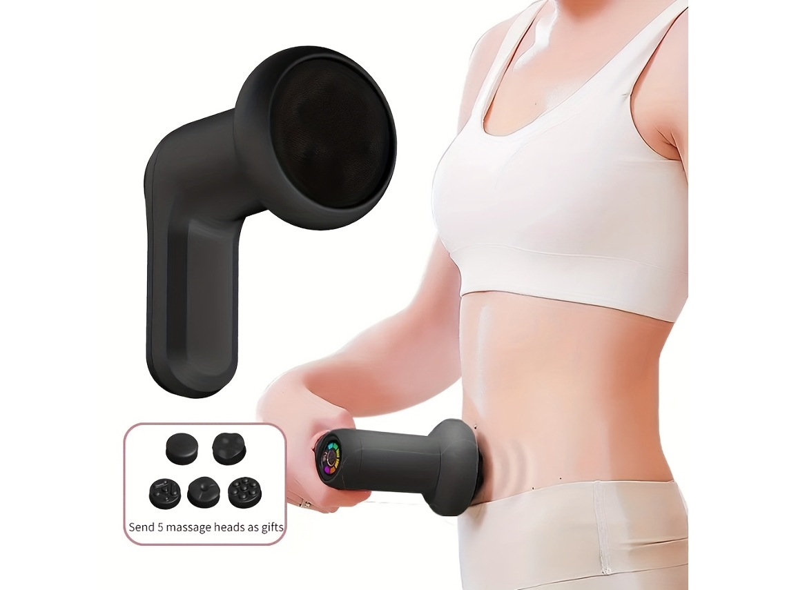 Dispositivo De Masaje Para Glúteos Y Abdomen, Apto Para Masajear Todo El Cuerpo, La Cintura Y Las Extremidades Compacto, Recargable, Para U
